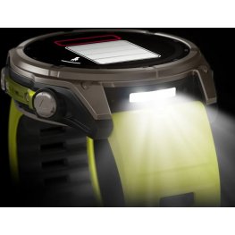 GARMIN Fenix 8 51 mm, Solar, Sapphire Titanium + Chesnut Leather Band sports watch