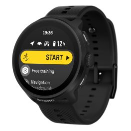 SUUNTO Run All Black, Silicone Strap sports watch