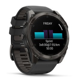 GARMIN Fenix 8 51 mm, AMOLED, Sapphire Carbon + HRM 200 Sensor sports watch