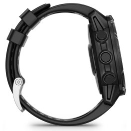 GARMIN Descent G2 Black with black silicone band sports watch