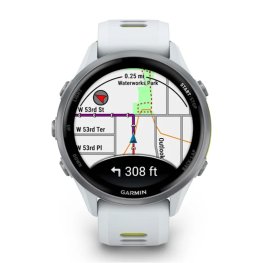 GARMIN Forerunner 970, Titanium, Whitestone Case, Whitestone/Translucent Amp Yellow Band sports watch