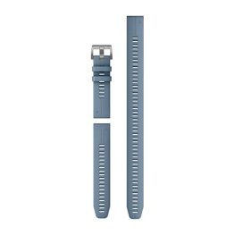GARMIN QuickFit® 22 Watch Band for Descent G1 Hurricane Blue Silicone (3-piece Dive Set) accessory