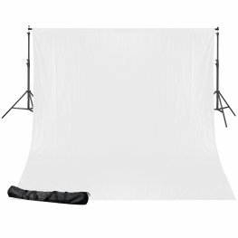 Bresser BR-D24 Background System + Background Cloth 2,5 x 3m White background
