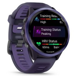 GARMIN Forerunner 570 - 47mm, Indigo Aluminium with Translucent Imperial Purple/Indigo Band sports watch