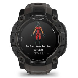 GARMIN Instinct 3 - 50 mm, AMOLED, Black/Charcoal sports watch