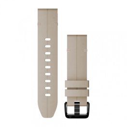 GARMIN Fenix 7S 20mm Limestone Leather Band accessory