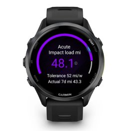 GARMIN Forerunner 970, Carbon Gray DLC Titanium, Black/Translucent + Index Sleep Monitor sports watch