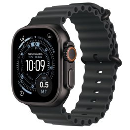APPLE Watch Ultra 3 GPS + Cellular 49mm Black Titanium Case with Black Ocean Band sports watch