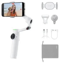 INSTA360 Flow 2 Pro Creator Bundle - Summit White gimbal