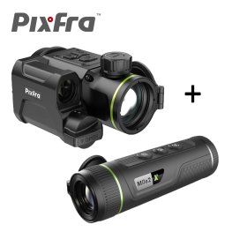 PIXFRA TAURUS PFI-T650LRF thermal attachment + Mile 2 PFI-M215 thermal camera thermal imaging clip-on
