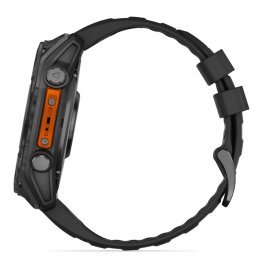 GARMIN Fenix 8 51 mm, AMOLED, Slate Gray with Black Silicone Band sports watch