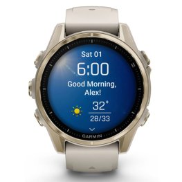 GARMIN Fenix 8 43 mm, AMOLED, Sapphire Soft Gold + HRM 200 Sensor sports watch