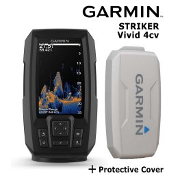 GARMIN Striker ViVid 4CV with GT20-TM transducer + Protective Cover fishfinder