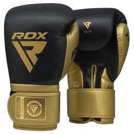 RDX BOXING GLOVES MARK PRO SPARRING TRI LIRA 2 GOLDEN-16OZ