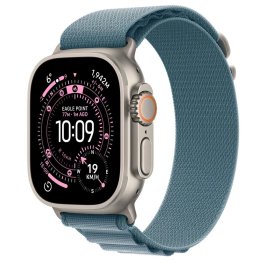 APPLE Watch Ultra 3 GPS + Cellular 49mm Natural Titanium Case with Light Blue Alpine Loop – M sports watch