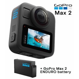 GOPRO MAX 2 + Max 2 Enduro battery action camera