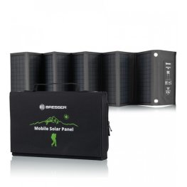 Bresser Bresser Mobile solar charger 60 watt with USB and DC output solar panel
